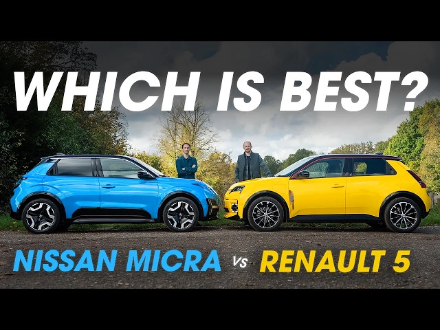 Renault 5 vs Nissan Micra review – Which small EV should YOU buy? SDDEFAULT Thumbnail