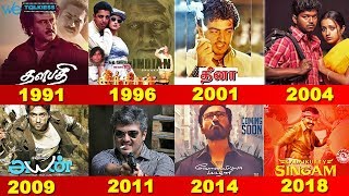 Top Blockbuster Tamil Movies From 1991 to 2018  Ra