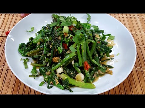 How To : Soop Pak recipe | Parboiled vegetables salad | Lao Food