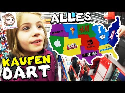 DARTS AUF KARTE WERFEN UND ALLES KAUFEN 🎯 OMG! Bekommt Hannah ein iPhone? 😱 Die Spielzeugtester