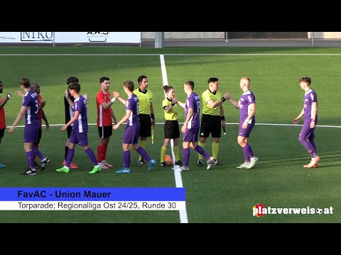 Torparade FavAC - Union Mauer, Regionalliga Ost 24/25