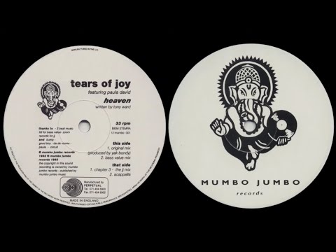 Tears Of Joy feat Paula David - Heaven (Bass Value Mix) 1993 🎹 🎹 🎹