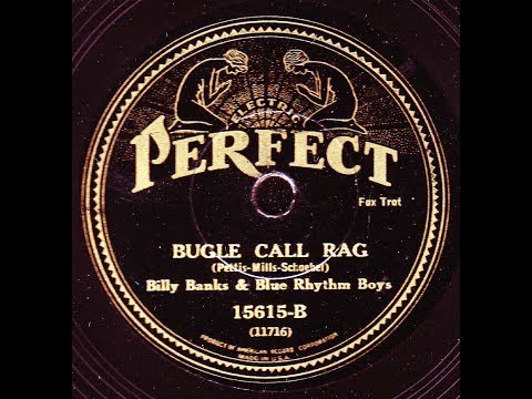 Billy Banks Blue Rhythm Boys: Bugle Call Rag  1932