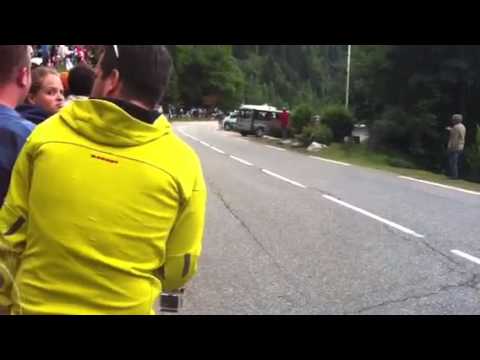 Stage 19 peloton fly-by TDF 2013