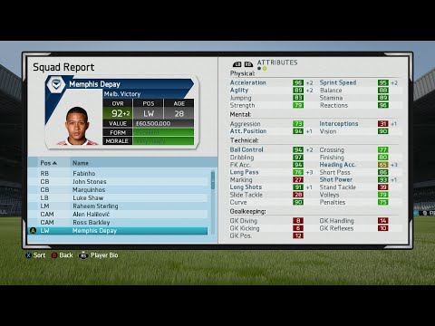 FIFA 16 Career Mode | AMAZING YOUTH TEAM | Best High Potential Young Players - Testing Player Growth