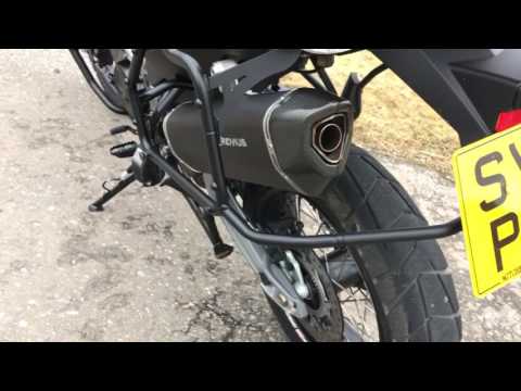 F800GS Remus Black Hawk slip on exhaust sound