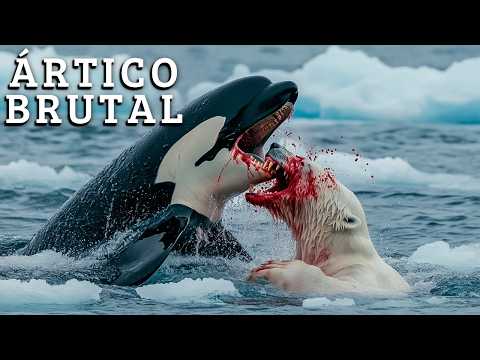 O ÁRTICO É BRUTAL l Vida Selvagem, Natureza Implacável e Sobrevivência - DOCUMENTÁRIO COMPLETO