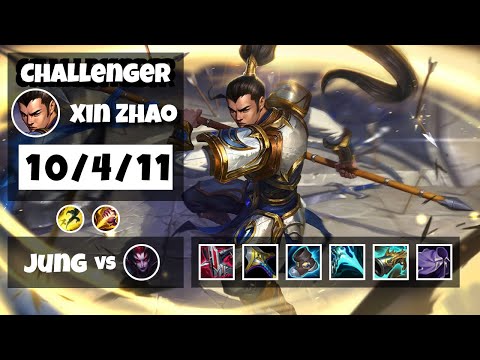 Xin Zhao vs Elise BR Challenger JUNGLE (10/4/11) - v11.11