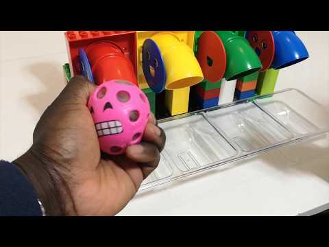 Squishy Balls, Building Blocks, Toys for Children, Lego Duplo,  Water Pipe Blocks for Kids Video