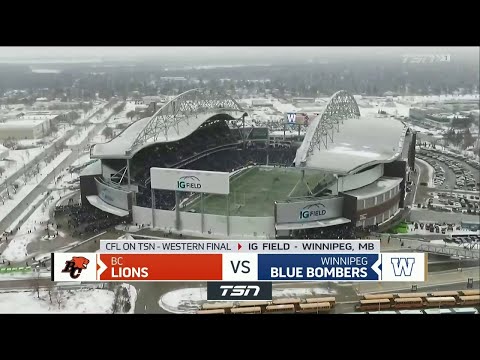 Winnipeg Blue Bombers vs BC Lions 2022 West Final Full Game