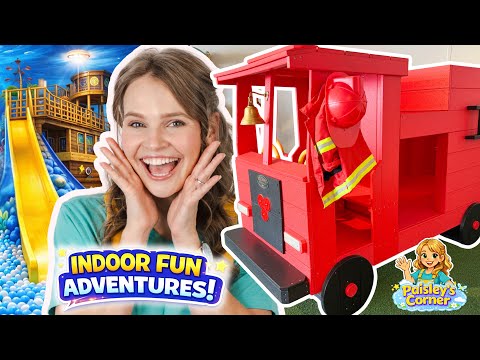Toddler Learning Indoor Playground Mix with Silly Miss Lily | Learn to Talk, Fun Play Cafes & More - Kingdom Kids Zone, Little Learners, Shows - Paisley's Corner - Educational Videos for Kids