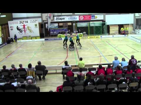 Deutsche Jugend und Junioren Meisterschaft 2014 4er Einrad Juniorinnen VfH Worms 2