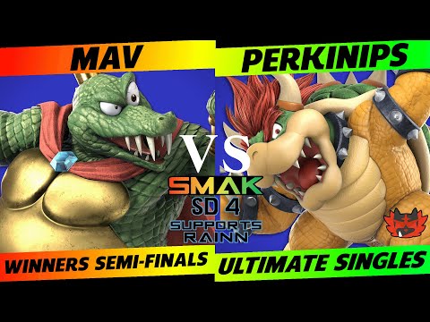 SMAK-SD4 Winners Semi-Finals - Mav (King K. Rool) vs. Perkinips (Incineroar, Bowser) - SSBU