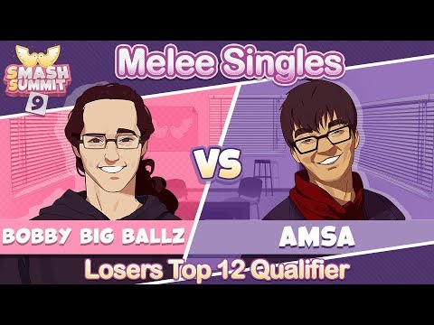 bobby big ballz vs aMSa - Losers Top 12 Qualifier Melee Singles - Smash Summit 9 | Falco vs Yoshi