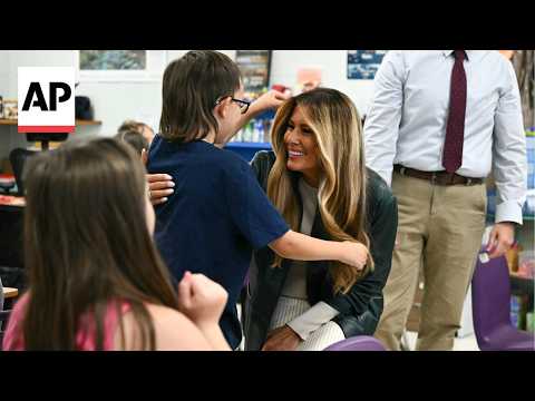 Melania Trump champions AI in the classroom during North Carolina school visit