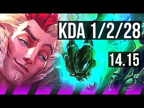 RAKAN & Ashe vs THRESH & Kai'Sa (SUP) | 1/2/28, 800+ games, Rank 10 Rakan | EUNE Challenger | 14.15