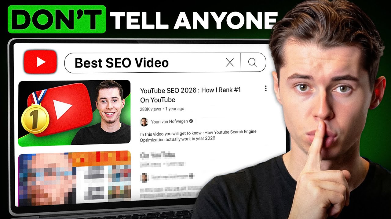 YouTube SEO 2026: How I Rank #1 on YouTube