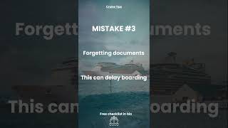 3 cruise mistakes first timers make