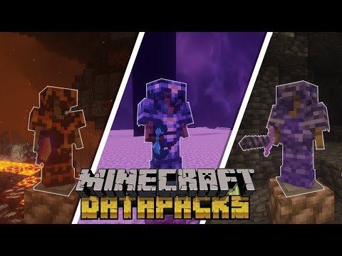 TOP 3 Datapacks That Add New Weapons And Armor - Datapacks Of The Week [Minecraft]