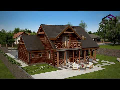 Z3 d GP w  - Gotowy projekt domu z poddaszem użytkowym  w tradycyjnym stylu do 110 m2