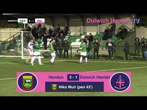 Hendon 3-3 Dulwich Hamlet, Bostik League Premier Division, 21/11/17 | Match Highlights