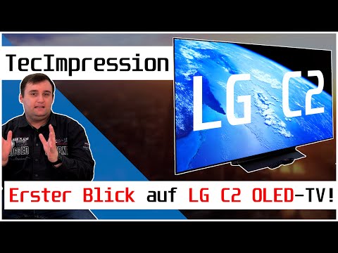 LG C2 OLED-TV: Erster Blick auf Design, Anschlüsse und den Bildeinstellungen! | TecImpression | DE