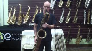 Video thumbnail for Vintage Selmer Low Bb Mark VI Bari Sax SN 80124 by SaxquestShop