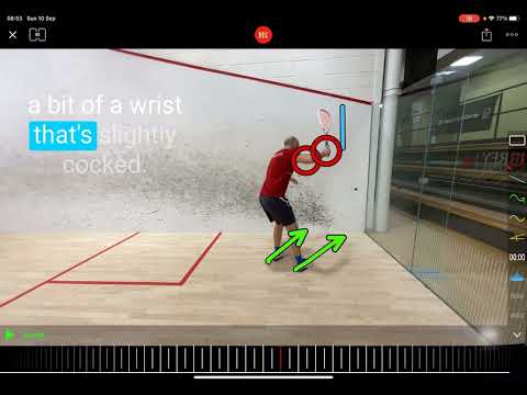 Forehand back corner