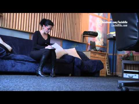 2011-03-25 Lucie Bila a Michal Hruza - studio LIDICE