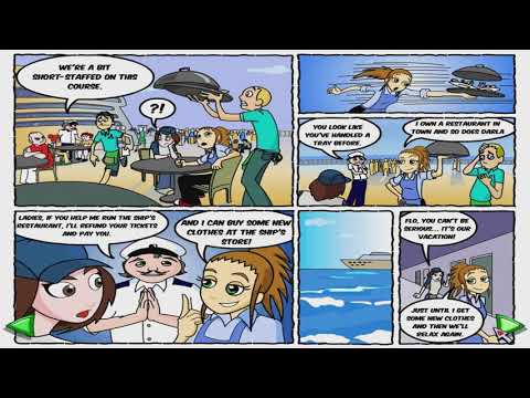 Diner Dash 3: Flo on the Go Walkthrough - Level #1 - Cruise Ship - Basics