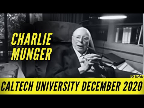 TIMESAVER Charlie Munger Interview: CalTech December 2020