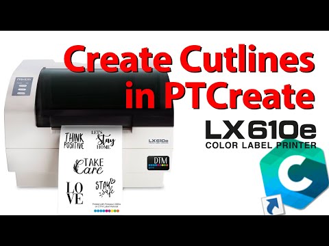 LX610e - How to create multiple cutlines in PTCreate