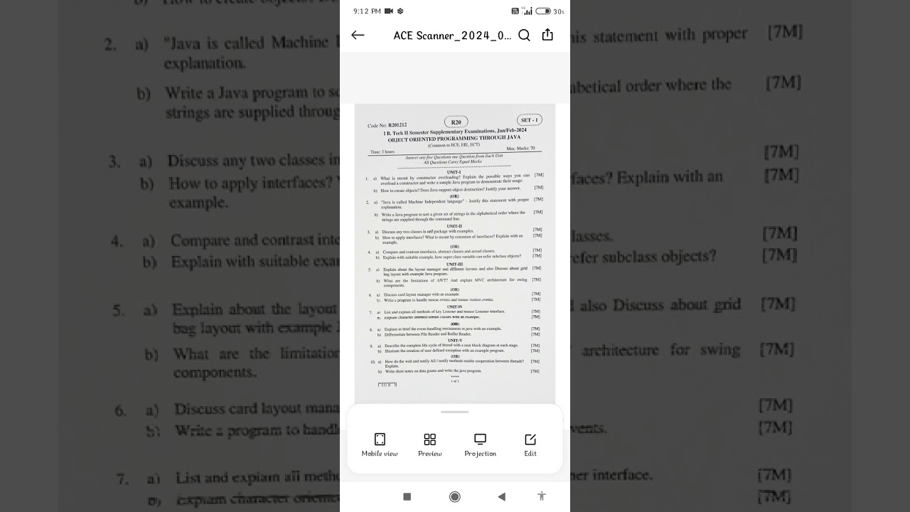 object oriented programming through java - jntuk r20 1st Btech 2nd sem
