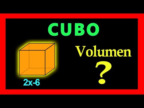 ✅👉 Volumen de un Cubo con Expresiones Algebraicas ✅ Volumen de un Cubo