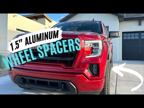 Adding 1.5 inch Wheel Spacers to the 2022 GMC Sierra