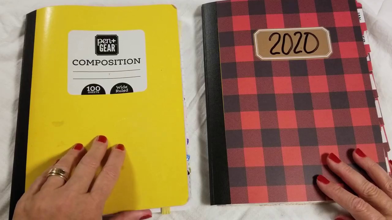 How to create a composition notebook planner