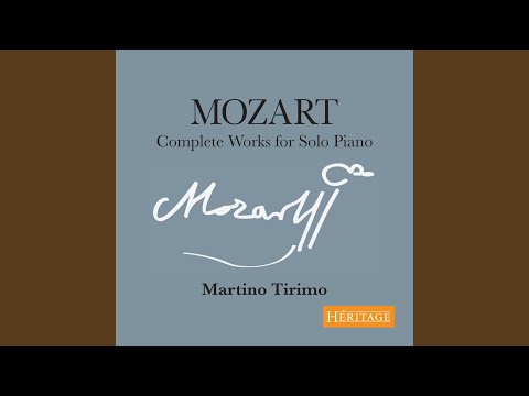 12 Variations in C Major on a Menuett by Fischer, K 179