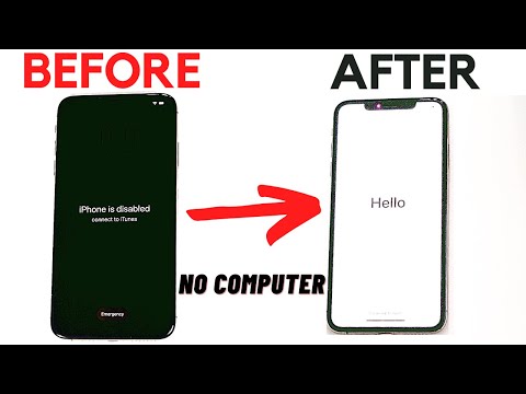 Fix "iPhone is Disabled Connect to iTunes" without...