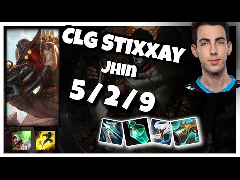 Jhin Bot Lane 10.25 Challenger Gameplay Replay S11 (5/2/9) - NA
