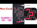 Maze CrazE Classic 3 Level 101 120 All Answers Walkthrough