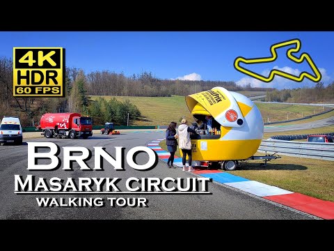 Brno Masaryk circuit 🏁 Czechia  in 4K 60fps HDR ( UHD ) Dolby Atmos 💖 The best places 👀 walking tour