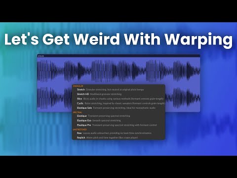 Your DAWs Warp Modes Are Cooler Than You Think 🔊