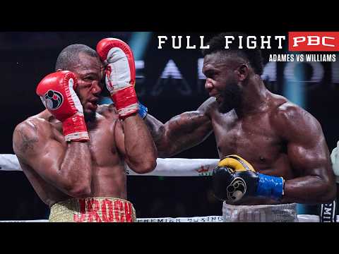 Adames vs Williams FULL FIGHT: June 24, 2023 | PBC on Showtime