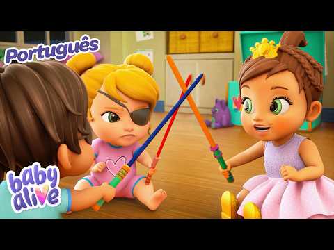 Brincando com a Princesinha 👑 Vídeos para bebés | Baby Alive em Português Desenhos animados infantis