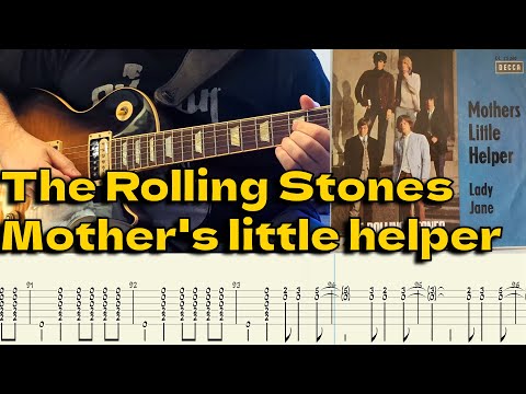 The Rolling Stones - Mother's Little Helper - Guitar Cover | Lesson and Tab