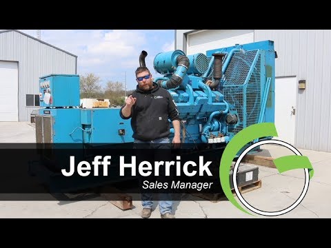 Green Industrial - USED DIESEL GENERATOR 750 KW CUMMINS KTA 2300 G YEAR 1980 480VOLT TESTED