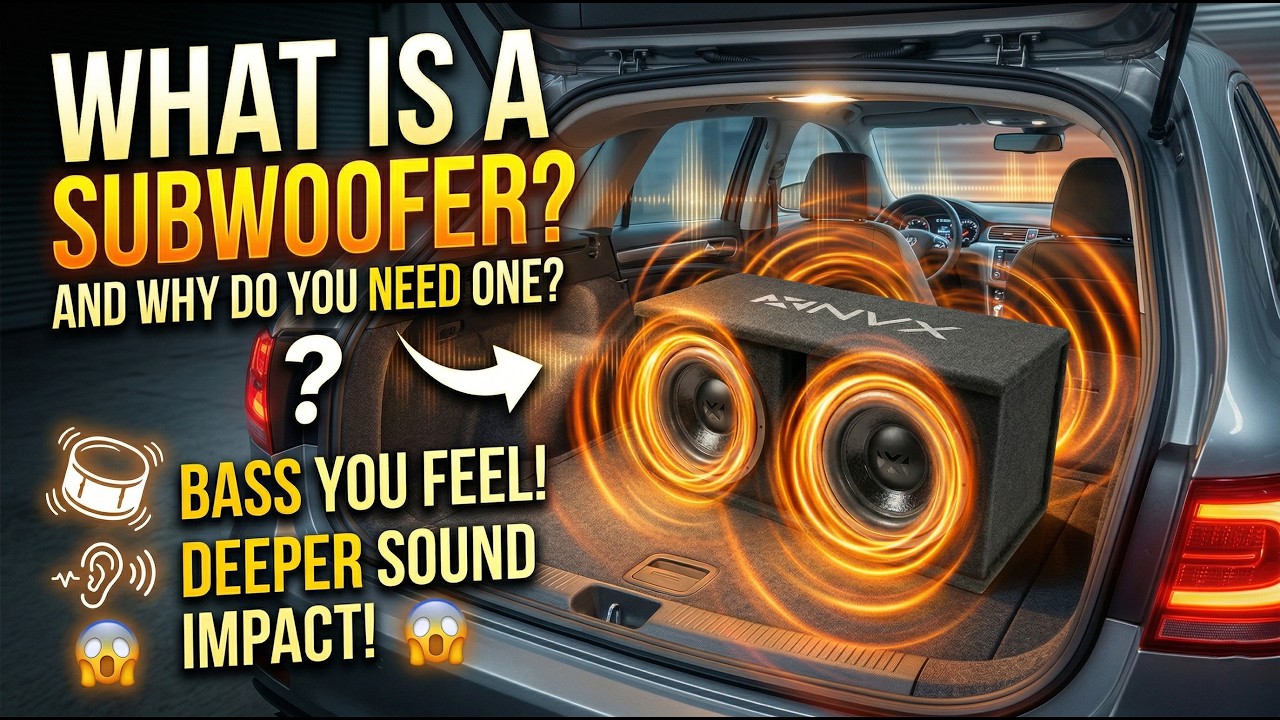 What Is a Subwoofer? Why Does Your Vehicle Need One?