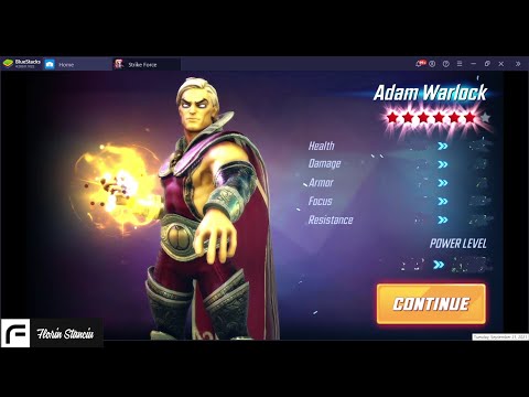 Adam Warlock Unlock and Upgrade - Marvel Strike Force - F2P - MSF