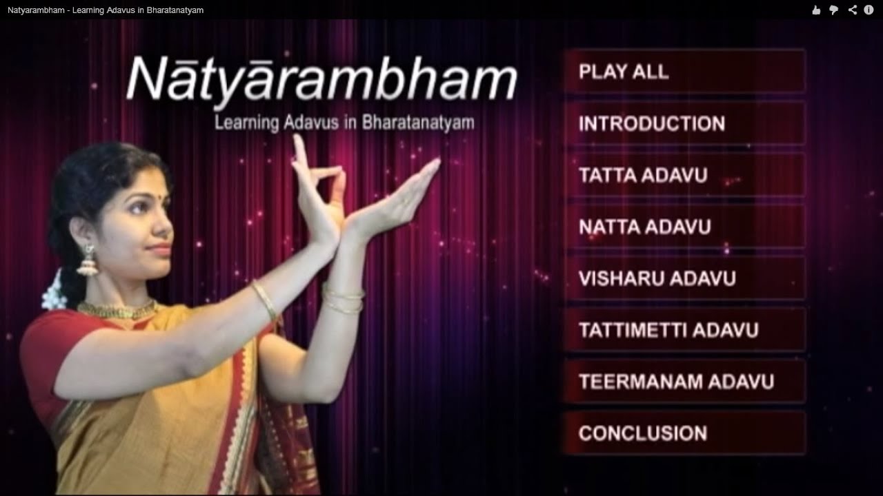 Natyarambham - Learning Adavus in Bharatanatyam