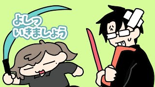 FFがとまらない負けず嫌い師弟【叶/にじさんじ/手書き切り抜き/かずのこ/Split Fiction】